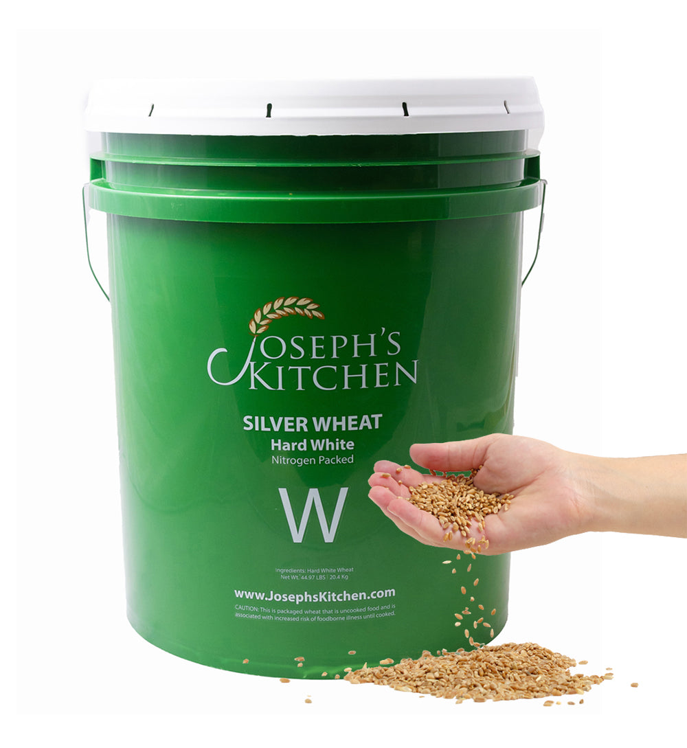 Hard White Wheat Berries (6.6gal. Pail) Joseph's Kitchen